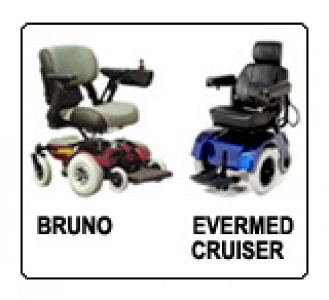 Electrical Power Wheelchair: BRUNO & EVERMED CRUISER